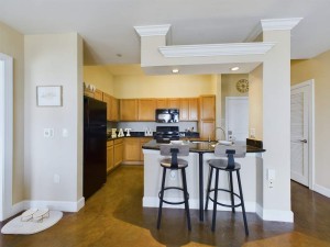 Apartments in Baton Rouge - Two Bedroom Apartment - Cameron - Kitchen with Breakfast Bar  